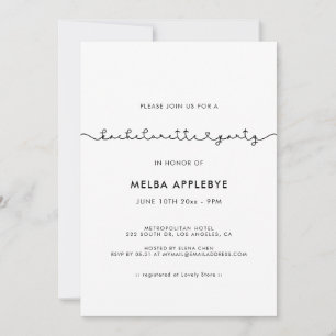 Invitation Jolie police de caractères à cœur connecté pour en