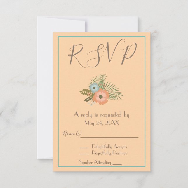 Invitation Jolie RSVP (Devant)