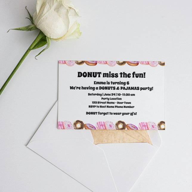 Invitation Jolis Donuts (Créateur téléchargé)