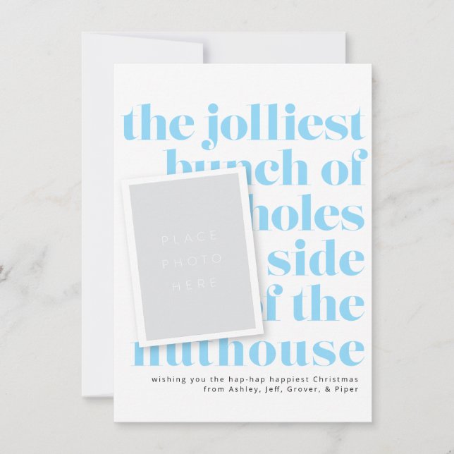 Invitation Jolle Bunch Tradition de vacances Portrait Avant (Devant)