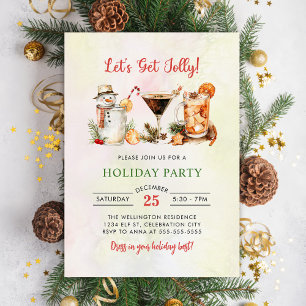 Invitation Jolly Cocktail Fête de Vacances