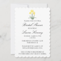 Jonquille aquarelle personnalisée