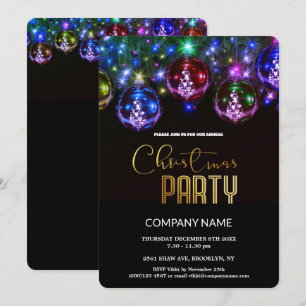 Invitation Jote Chic Entreprise Noël Décora Vintage