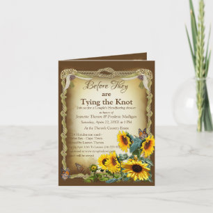 Invitation Jouer la douche à deux noeuds