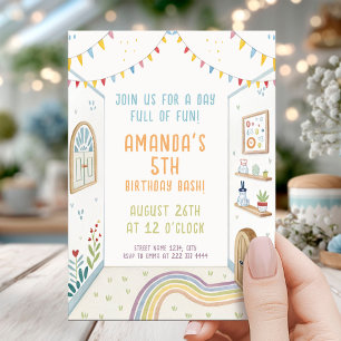 Invitation Jouer Zone Maze Anniversaire