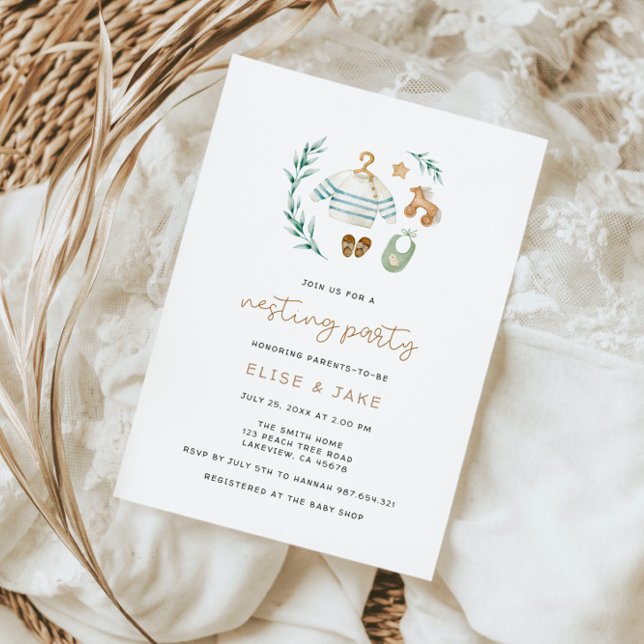 Invitation Jouets Vintages neutres selon le genre (Créateur téléchargé)