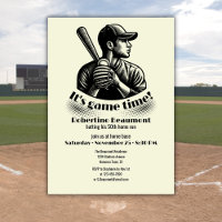 Joueur de baseball vintage Hommes 50e anniversaire