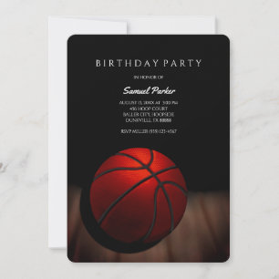 Invitation Joueur de basket-ball Bachelor / Sports de fête d'