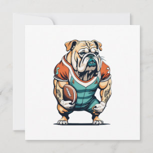Invitation Joueur de basketball amateur de chiens