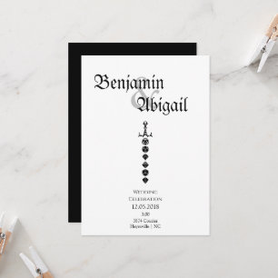 Invitation Joueur de Dice Simple Moderne