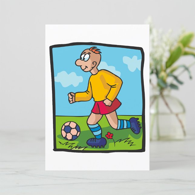 Invitation Joueur de football étudiant (Créateur téléchargé)