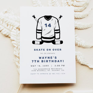 Invitation Joueur de hockey WAYNE Sport Jour d'anniversaire