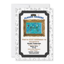 Joueurs classiques Anniversaire Cool Jouer Invitat