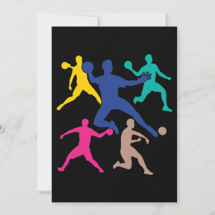 Invitation Joueuse de dodgeball féminin Joueuse pour hommes G