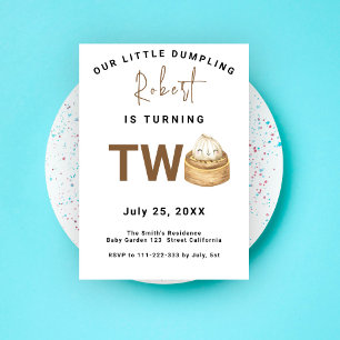 Invitation Jour d'anniversaire chinois