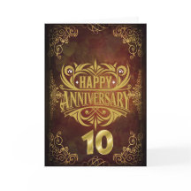 Jour d'anniversaire pour nous 10 ans