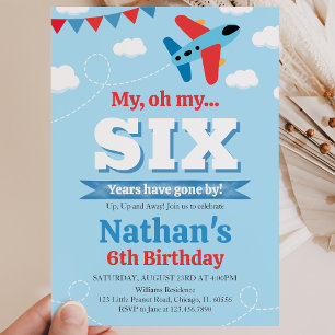 Invitation Jour de l'anniversaire de l'avion