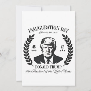 Invitation Jour de l'investiture de Trump 2025 Fier Maga