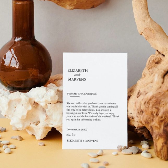 Invitation Jour de mariage minimaliste moderne Événements Car (Créateur téléchargé)