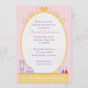 Invitation Jour de spa