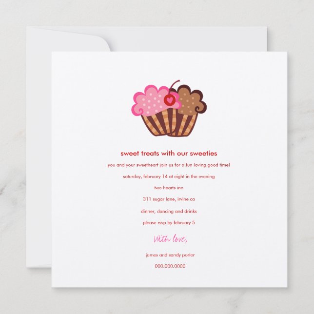 Invitation jour de Valentines 311-SweetCakes (Devant)