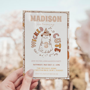 Invitation Jour d'Halloween Ghost Super