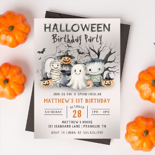 Invitation Jour d'Halloween Spooktacular pour les enfants