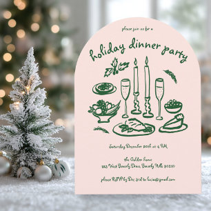 Invitation Jour férié de Whimsical Girly