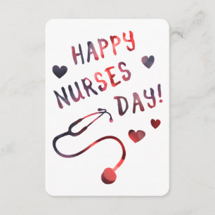 Invitation jour heureux BOKEH d'infirmières