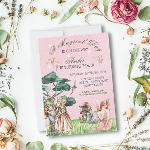 Invitation Jour magique Thumbelina FairyTale