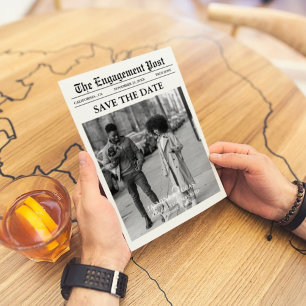 Invitation Journal Unique Fun Photo Save the Date Mariage