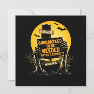 Invitation Journaliste Zombie Apocalypse Journalisme Aut
