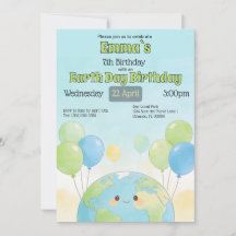 Journée de la Terre Anniversaire Enfants
