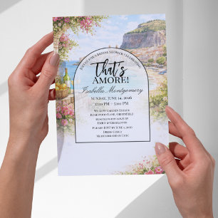 Invitation Journée de mariage italien sur la côte de Sicile C