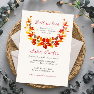 Invitation Journée de mariage tropicale au hibiscus orange br