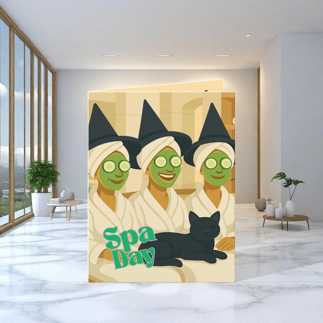 Invitation Journée de Spa de Sorcière Humour Drôle (Créateur téléchargé)