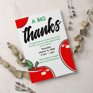 Invitation Journée des enseignants   Grand merci pour l'appré