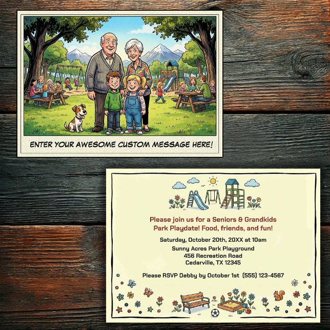 Invitation Journée des grands-parents et des petits-enfants a (Créateur téléchargé)