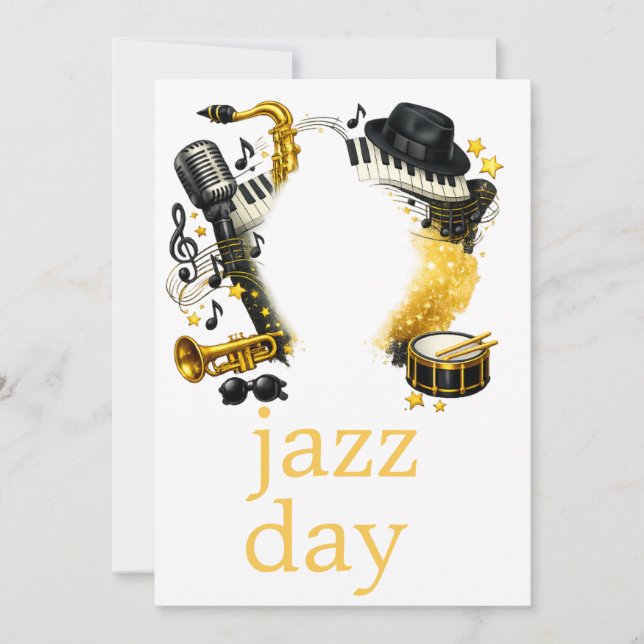 Invitation journee du jazz  (Devant)