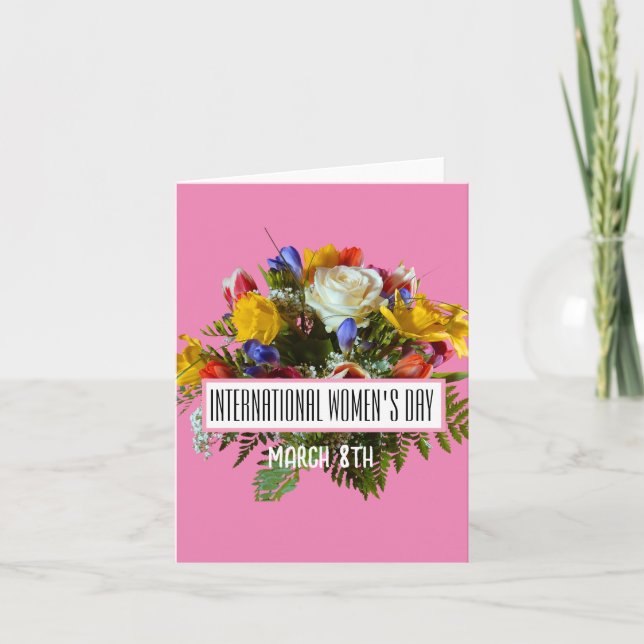 INVITATION JOURNÉE INTERNATIONALE DE LA FEMME 8 MARS (Devant)