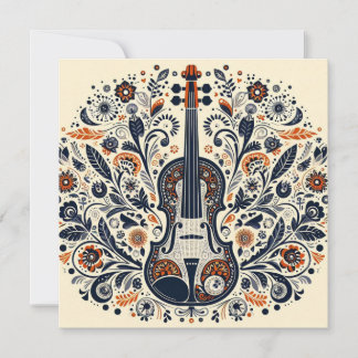 Invitation Journée nationale du violon Autocollant Mélodie av