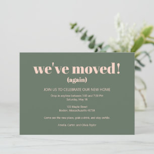 Invitation Journée portes ouvertes pour notre nouvelle maison