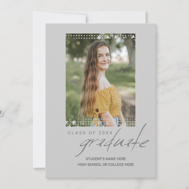 Invitation Journée portes ouvertes pour photos de remise de d (Devant)