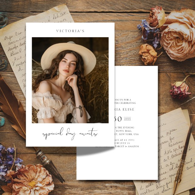 Invitation Journée spéciale attend la Fête des mariées budgét (Créateur téléchargé)