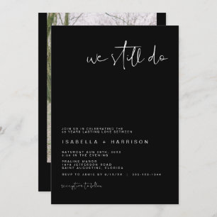 Invitation JOVI Modern Black Nous Faisons Encore Vo Renouvell