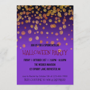 Invitation Joyau de la fête d'Halloween