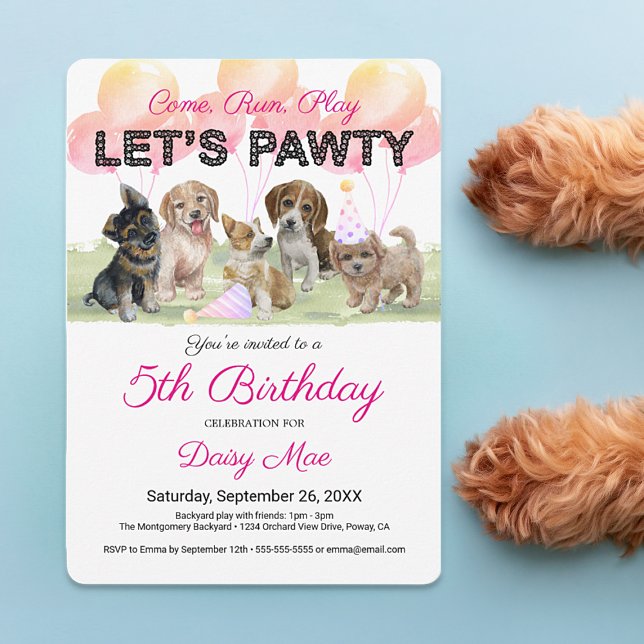 Invitation Joyeuse fête d'anniversaire personnalisée pour chi (Créateur téléchargé)