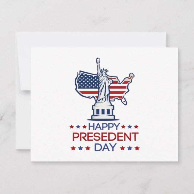 Invitation Joyeuse fête des présidents 2026 Classique (Devant)