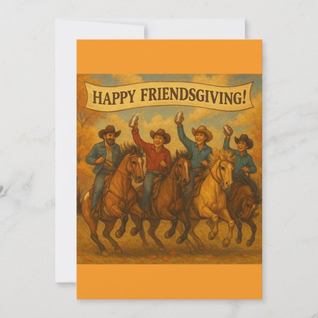 Invitation Joyeuse FriendsGiving! (Devant)