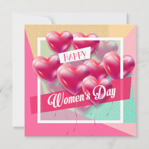 Invitation Joyeuse journée de la femme ! 8 mars Fête internat